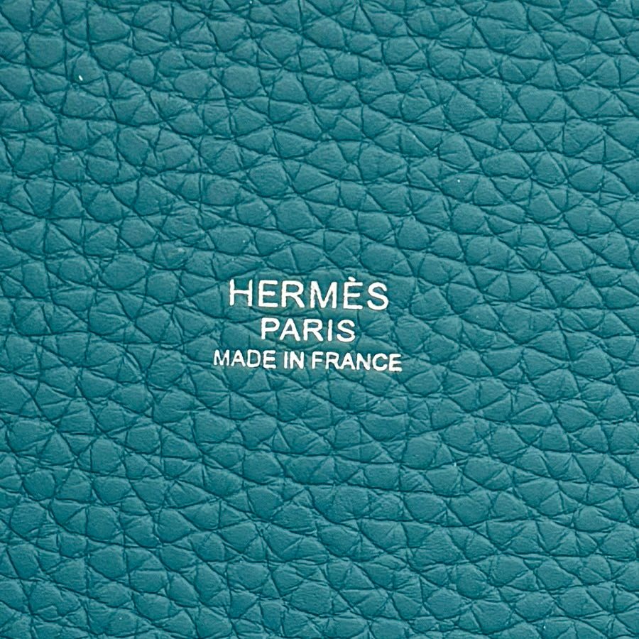 HERMES HERMES Picotin lock eclat PM Picotin lock PM Picotin lock 18 Tote bag Toryon Clemence Swift Veil Bosfall Veil Sipress Green Green Silver Metal fittings