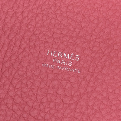 HERMES 爱马仕 Picotin lock PM Picotin lock PM Picotin PM Picotin lock 18 袋子手提袋托里昂·克莱姆斯玫瑰azare粉红色银金属配件