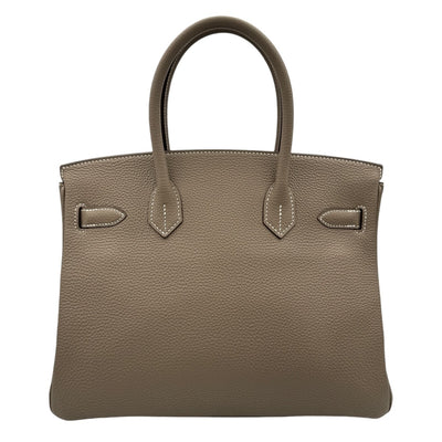 エルメス HERMES バーキン30 バーキン 30 バッグ トートバッグ トゴ エトゥープ グレー シルバー金具