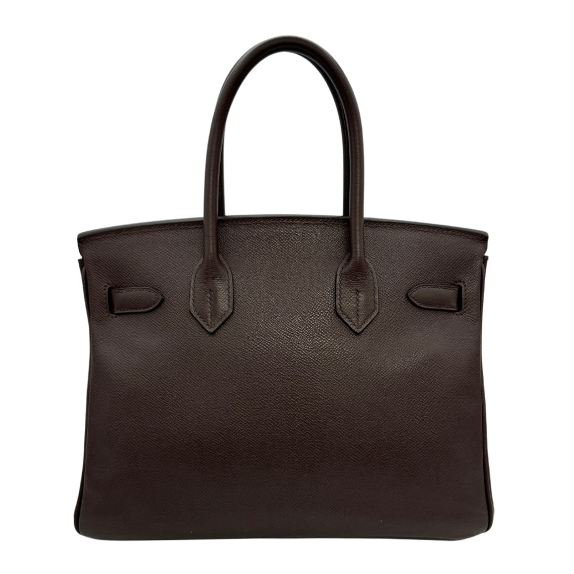 HERMES 헤르메스 Birkin 30 Birkin 30 가방, 토트 백, 엡슨, 초콜릿, 갈색, 갈색, 은색 피팅, Vo Epson