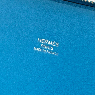 エルメス HERMES ボリード31 ボリード 31 バッグ トートバッグ ショルダーバッグ トリヨンクレマンス ブルーザンジバル ブルー 青 シルバー金具