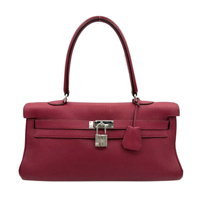 HERMES HERMES Shoulder kelly Shoulder kelly Bag, Tote Bag, Shoulder Bag, Togo, Ruby, Red, Red, Silver Hardware