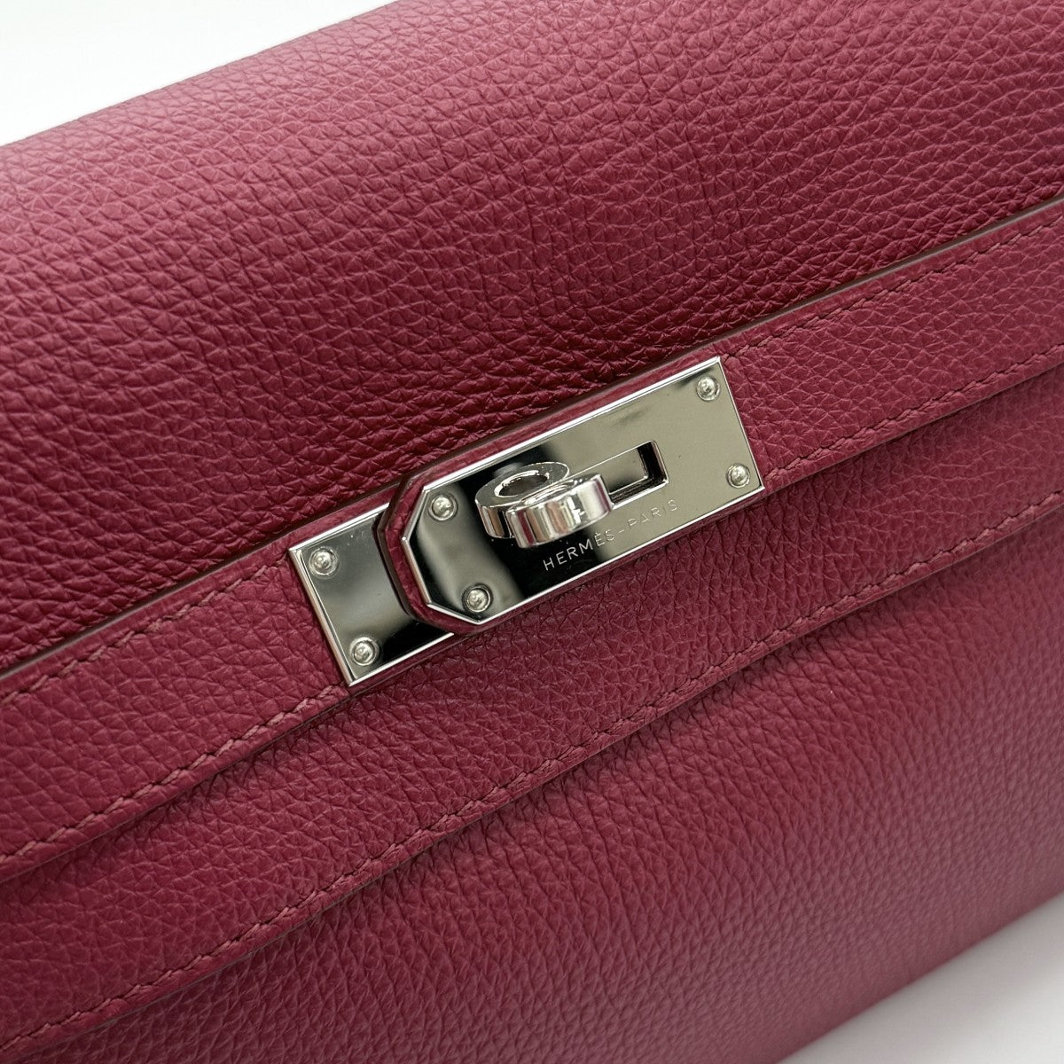 HERMES HERMES Shoulder kelly Shoulder kelly Bag, Tote Bag, Shoulder Bag, Togo, Ruby, Red, Red, Silver Hardware