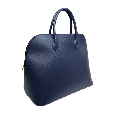 HERMES HERMES Bolide 45 Bolide 45 Bag, tote bag, Ardennes, blue, blue, gold fittings