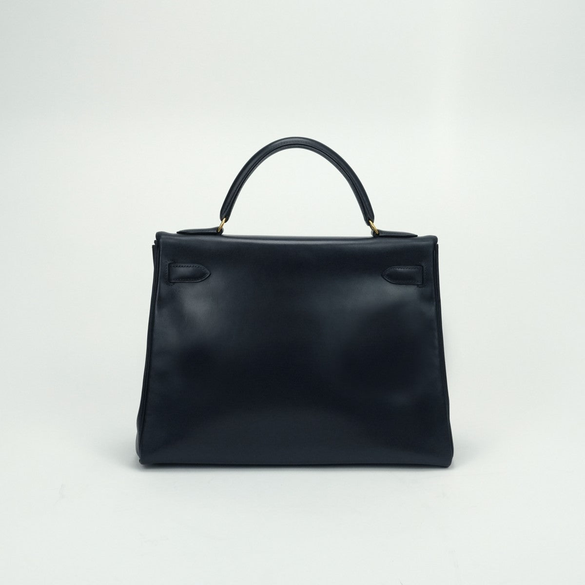 エルメス HERMES ケリー32 ケリー 32 バッグ トートバッグ ショルダーバッグ ボックスカーフ ネイビー Navy 紺 ゴールド金具