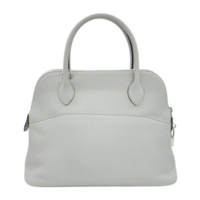 HERMES HERMES Bolide 31 Bolide 31 Bag, tote bag, shoulder bag, togo, blue pale, blue, blue, light blue, silver hardware