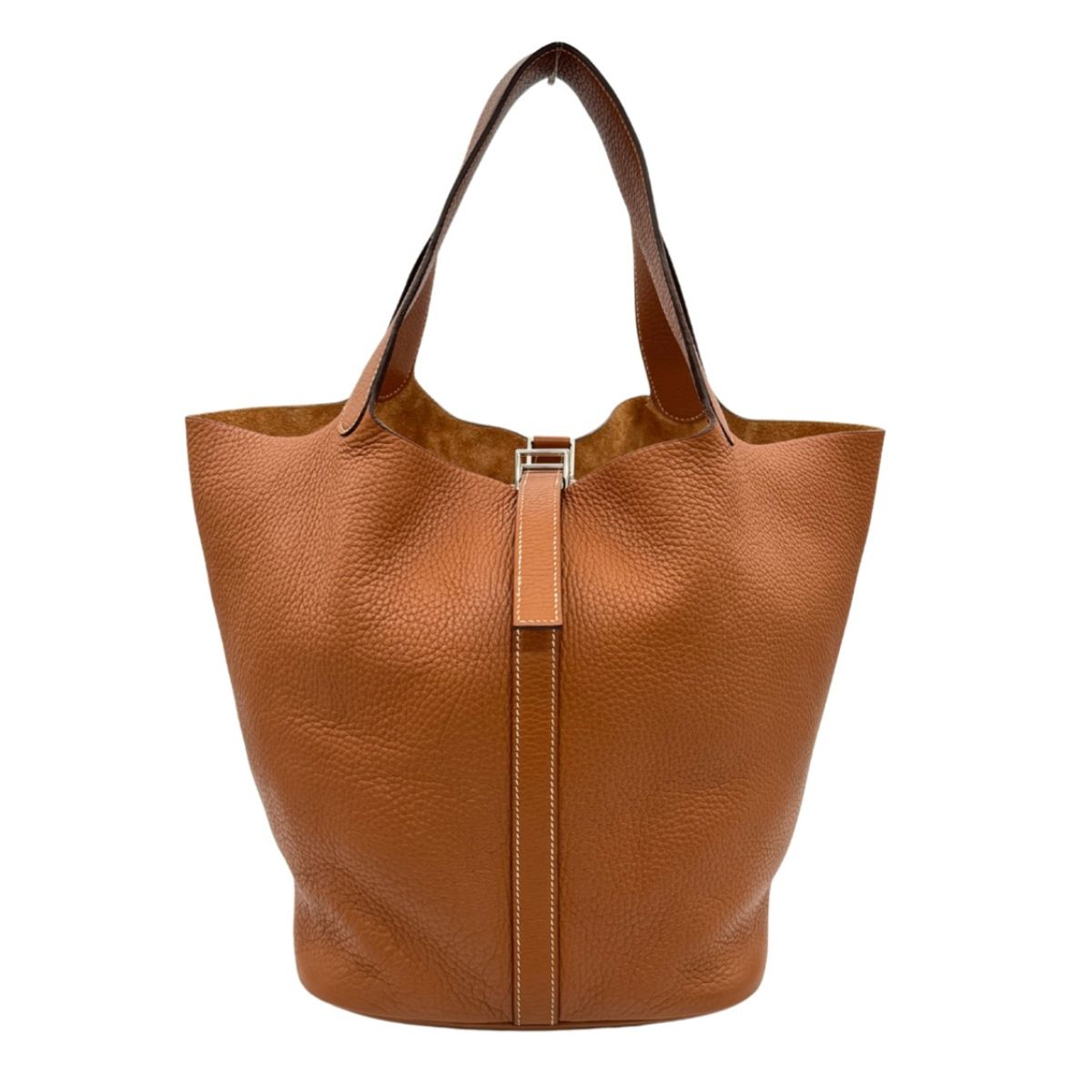 HERMES HERMES Picotin GM Picotin GM Picotin lock GM Picotin 26 Tote bag Gold Brown Brown Silver