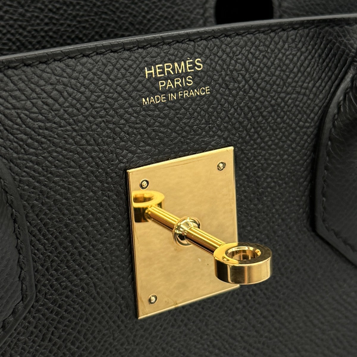 HERMES 헤르메스 Birkin 30 Birkin 30 가방 토트 백 엡슨 누에 블랙 블랙 골드 하드웨어 Vaugh Epson