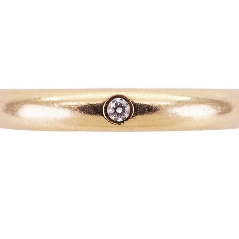 CARTIER Cartier 1895 Wedding Ring 1895 Wedding Band Ring 750YG Gold Wedding Ring Marriage Ring Yellow Gold