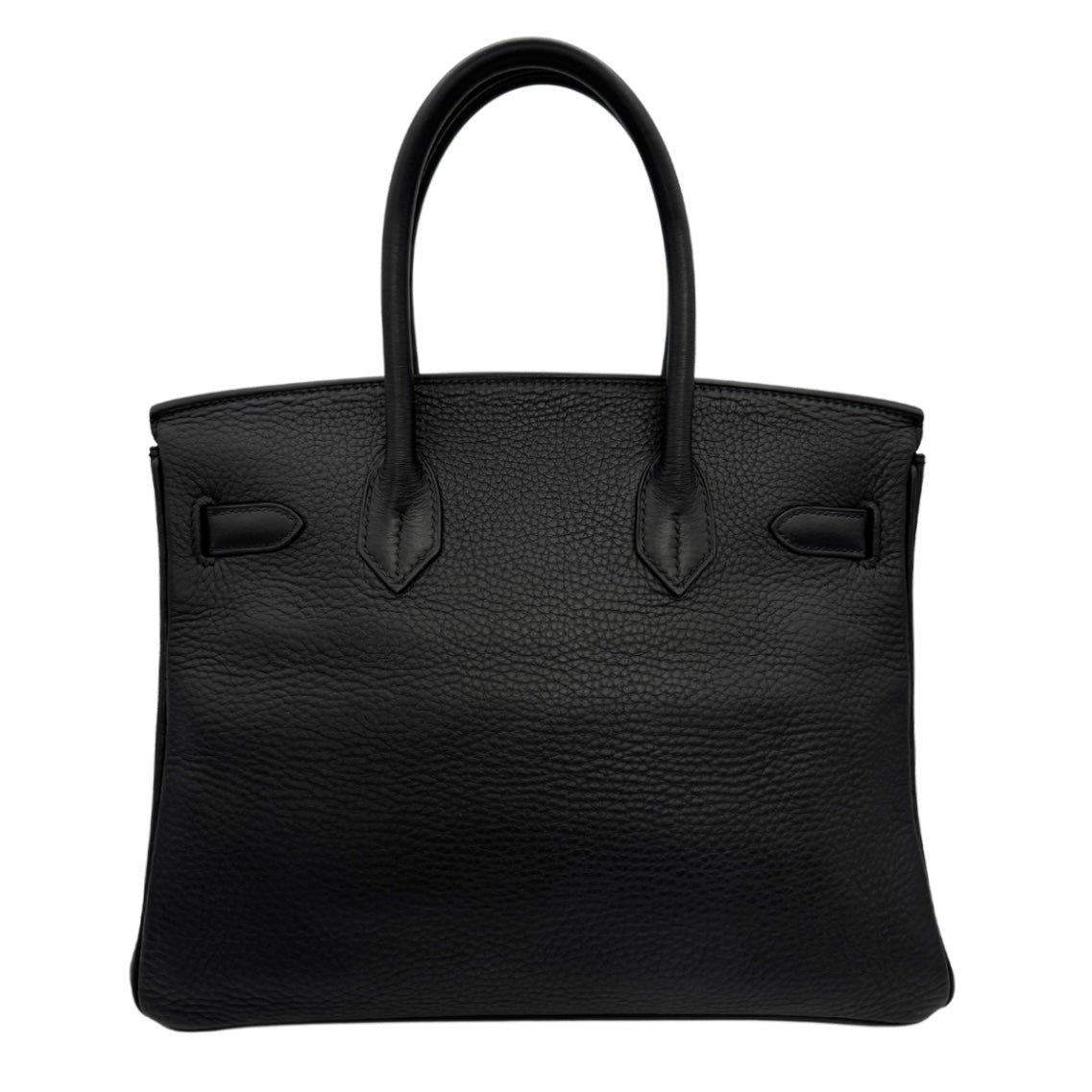 HERMES 爱马仕 Birkin 30 Birkin 30 手提袋Toryon Clemence Noir黑色银色金属配件