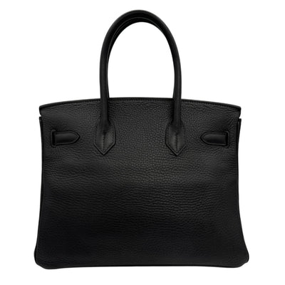 HERMES 헤르메스 Birkin 30 Birkin 30 토트 백 토리 온 클레멘스 누아르 블랙 실버 메탈 피팅