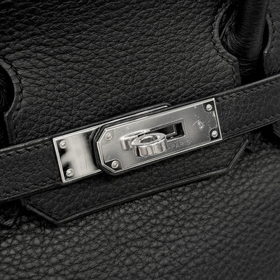 HERMES 헤르메스 Birkin 30 Birkin 30 토트 백 토리 온 클레멘스 누아르 블랙 실버 메탈 피팅