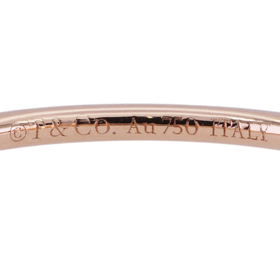 Tiffany & Co. TIFFANY&Co. Diamond Wire Ring T Wire Tiffany & Co. T-ring 750PG pink gold diamond ring pink gold