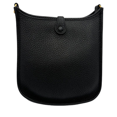 HERMES HERMES Evelyne tpm amazon Evelyne TPM Evelyne TPM Evelyne TPM Bag Shoulder Bag Torillon Clemence Noir Black Gold Hardware