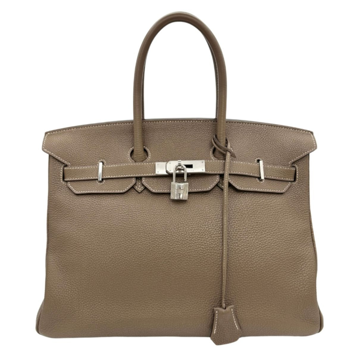 HERMES 헤르메스 Birkin 35 Birkin 35 가방 토트 백 토고 etoop 그레이 실버 하드웨어