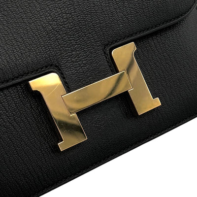 HERMES HERMES Constance 3 mini 18 Constance 3 Mini 18 Bag Shoulder Bag Chevre Noir Black Gold Hardware Chevre mysore