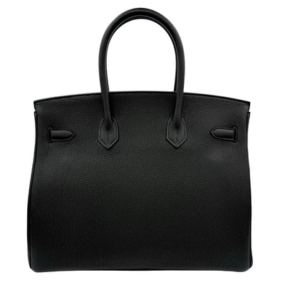 HERMES 헤르메스 Birkin 35 Birkin 35 토트 백 토고 누아 블랙 골드 하드웨어