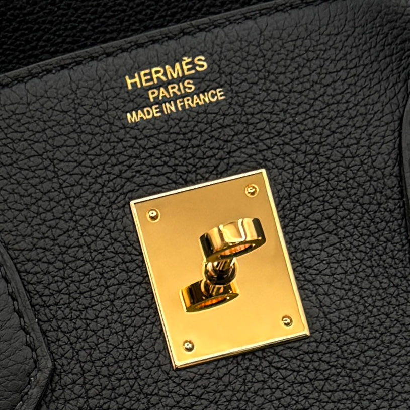 エルメス HERMES バーキン35 バーキン 35 バッグ トートバッグ トゴ ノワール ブラック 黒 ゴールド金具