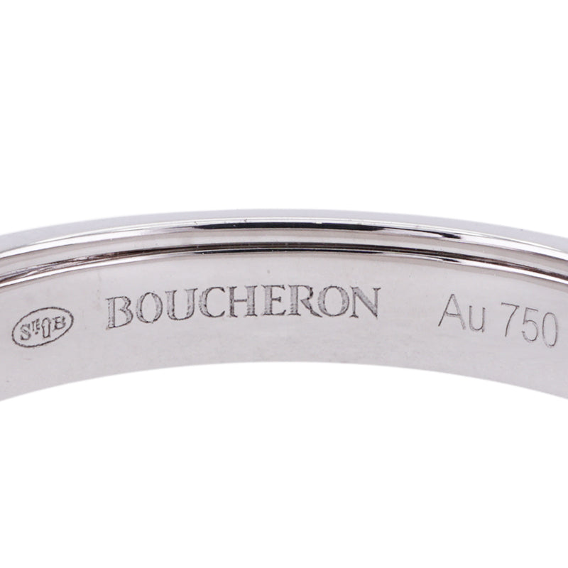 ブシュロン BOUCHERON キャトル ブラック リング ハーフ キャトルブラック キャトルリング quatre black edition リング 指輪 750WG シルバー ブラック キャトル　ブラック