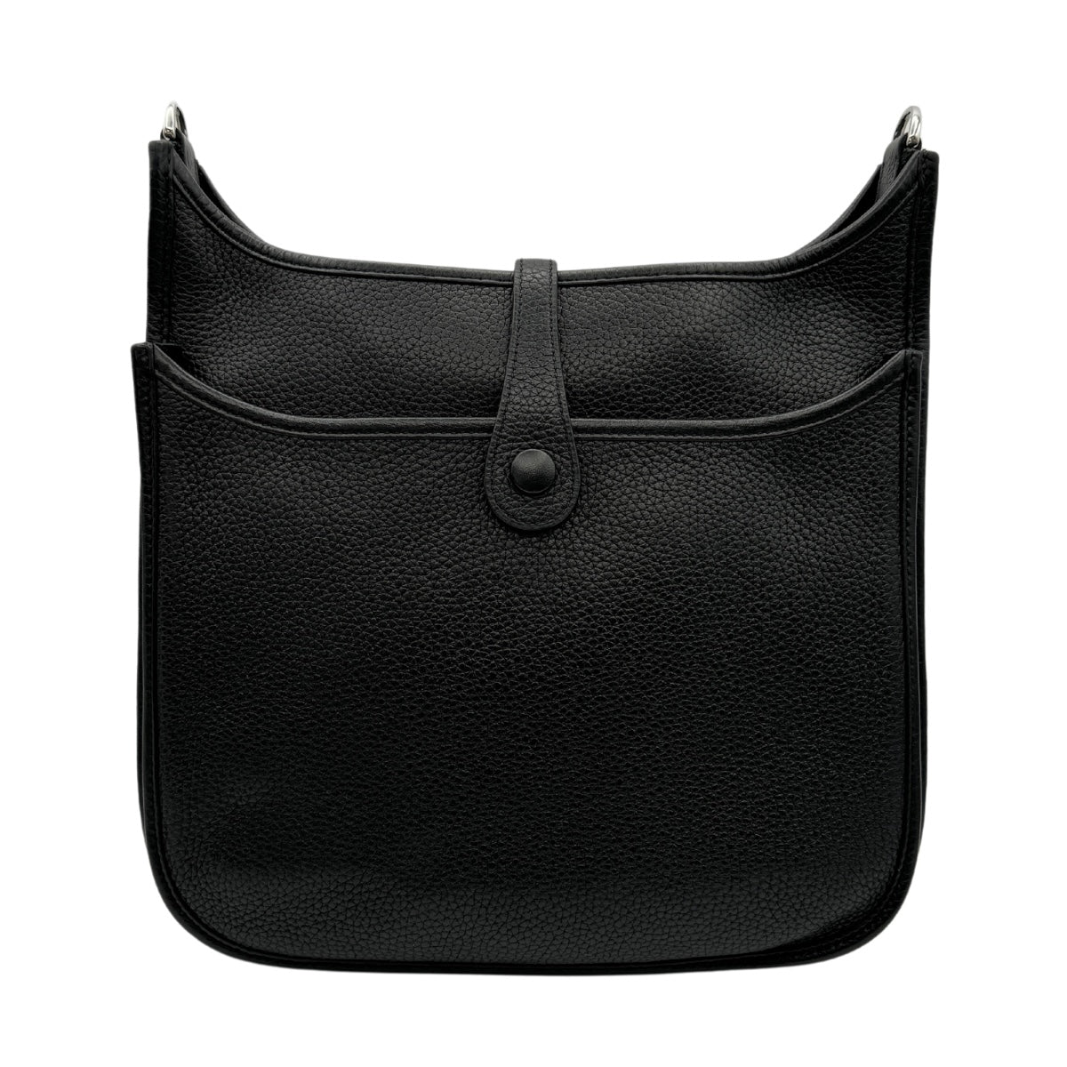 HERMES HERMES Evelyne 3PM Evelyne 3PM Evelyne 3PM Bag Shoulder Bag Torillon Clemence Noir Black Silver Hardware