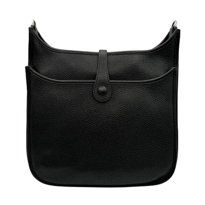 HERMES HERMES Evelyne 3PM Evelyne 3PM Evelyne 3PM Bag Shoulder Bag Torillon Clemence Noir Black Silver Hardware