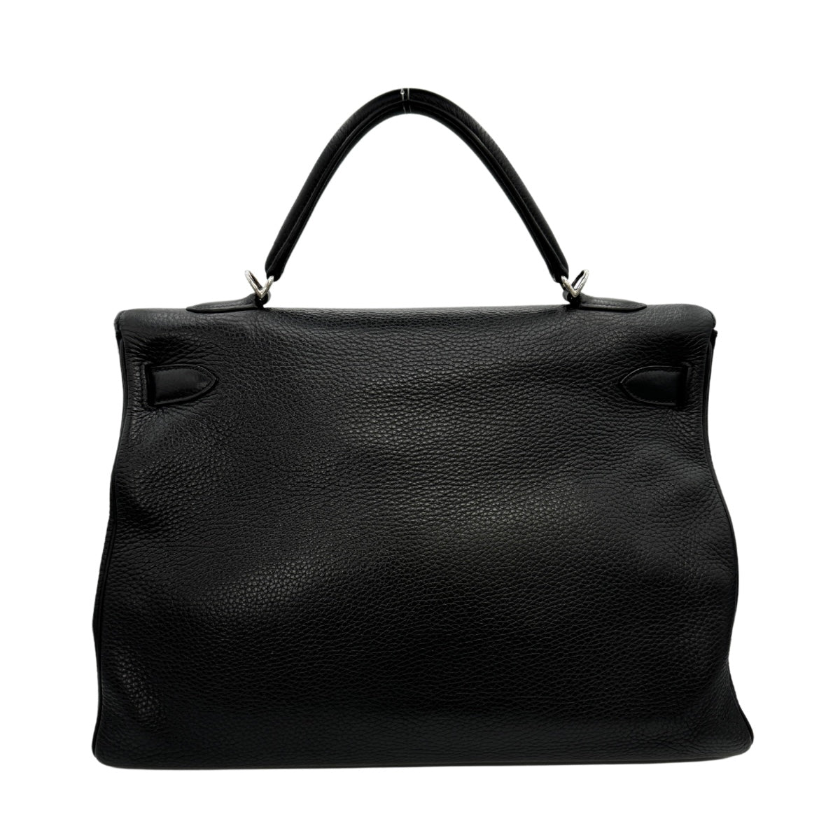 HERMES HERMES Kelly 40 Kelly 40 interior stitch Bag, Tote bag, Shoulder bag, Toryon Clemence, Noir, Black, Silver hardware