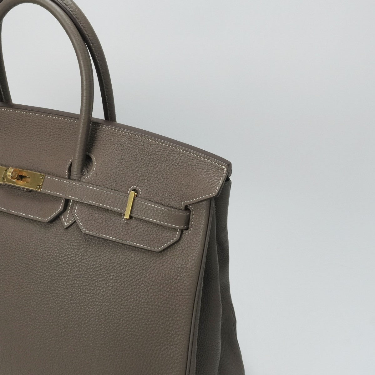 HERMES 爱马仕 Birkin 40 Birkin 40 袋子手提袋dogo etoop灰金金属配件