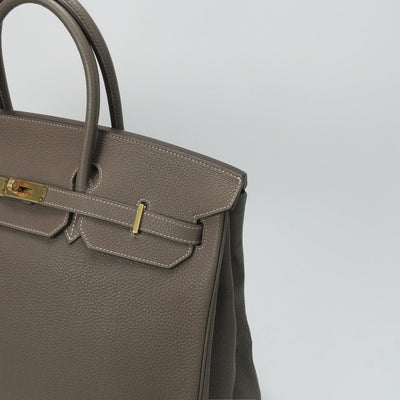 HERMES 爱马仕 Birkin 40 Birkin 40 袋子手提袋dogo etoop灰金金属配件