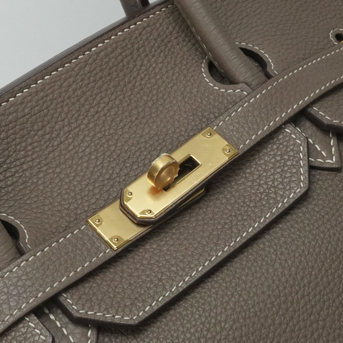 HERMES 爱马仕 Birkin 40 Birkin 40 袋子手提袋dogo etoop灰金金属配件