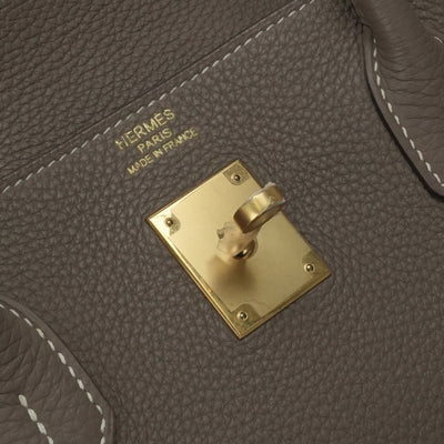 HERMES 爱马仕 Birkin 40 Birkin 40 袋子手提袋dogo etoop灰金金属配件