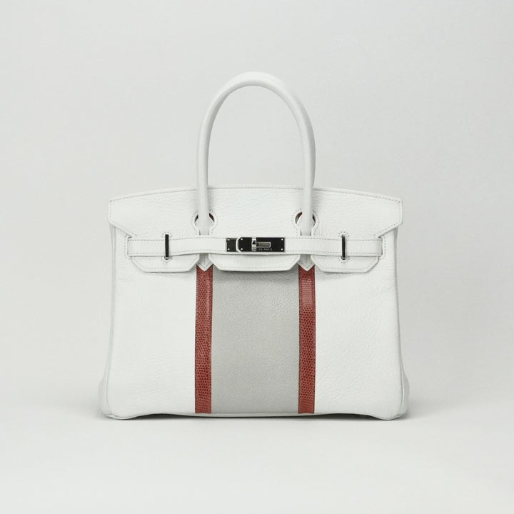 エルメス HERMES バーキン30 バーキン 30 クラブ バッグ トートバッグ トリヨンクレマンス リザード ザンギーヌ Sanguine パールグレー エルメス HERMES バーキン30 バーキン 30 クラブ バッグ トートバッグ