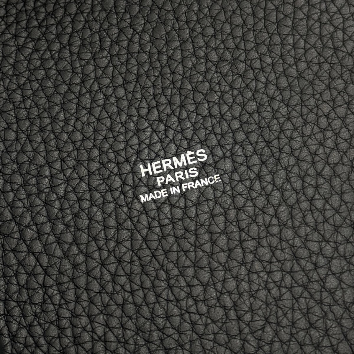 HERMES HERMES Picotin MM Picotin MM Picotin 22 Tote bag Toryon Clemence Noir Black Silver Metal fittings