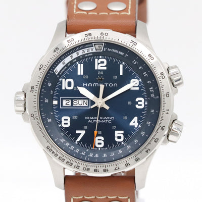 ハミルトン HAMILTON カーキ アビエーション KHAKI AVIATION 時計 腕時計 カーキ X-ウィンドコレクション スプリットセコンド 裏スケルトン