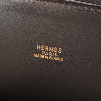 HERMES 헤르메스 Bolide 31 Bolide 31 가방, 토트 백, 숄더백, 피요르드, 짙은 갈색, 갈색, 금 피팅