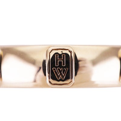 ハリーウィンストン HARRY WINSTON HWロゴバンドリング HWロゴ　バンドリング HWロゴバイハリーウィンストン リング 指輪 750YG ゴールド ダイヤリング　イエローゴールド