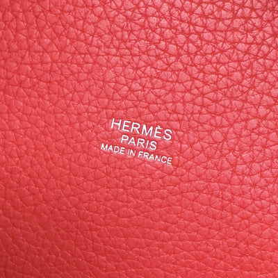 HERMES HERMES Picotin lock PM Picotin lock PM Picotin PM Picotin lock 18 Tote bag Toryon Clemence Rose Mexico Pink Silver Metal fittings