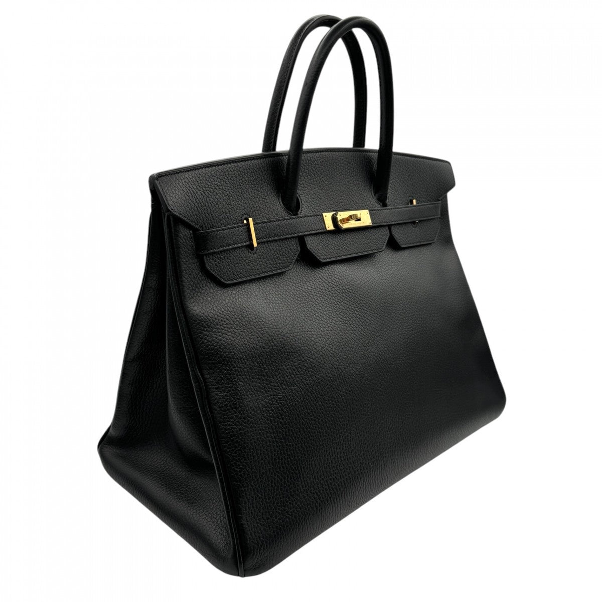 HERMES 헤르메스 Birkin 40 Birkin 40 가방, 토트 백, Ardennes, Noir, Black, Gold Fittings