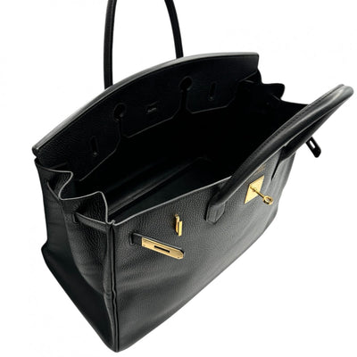 HERMES 헤르메스 Birkin 40 Birkin 40 가방, 토트 백, Ardennes, Noir, Black, Gold Fittings