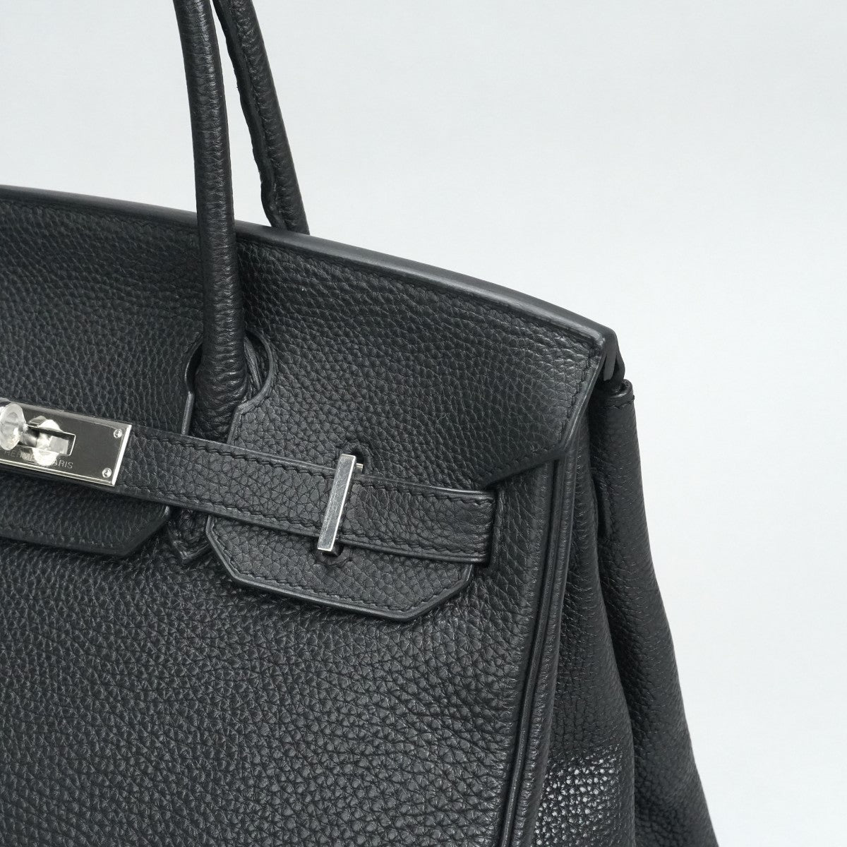 HERMES 헤르메스 Birkin 30 Birkin 30 토트 백 토고 누아 블랙 실버 하드웨어