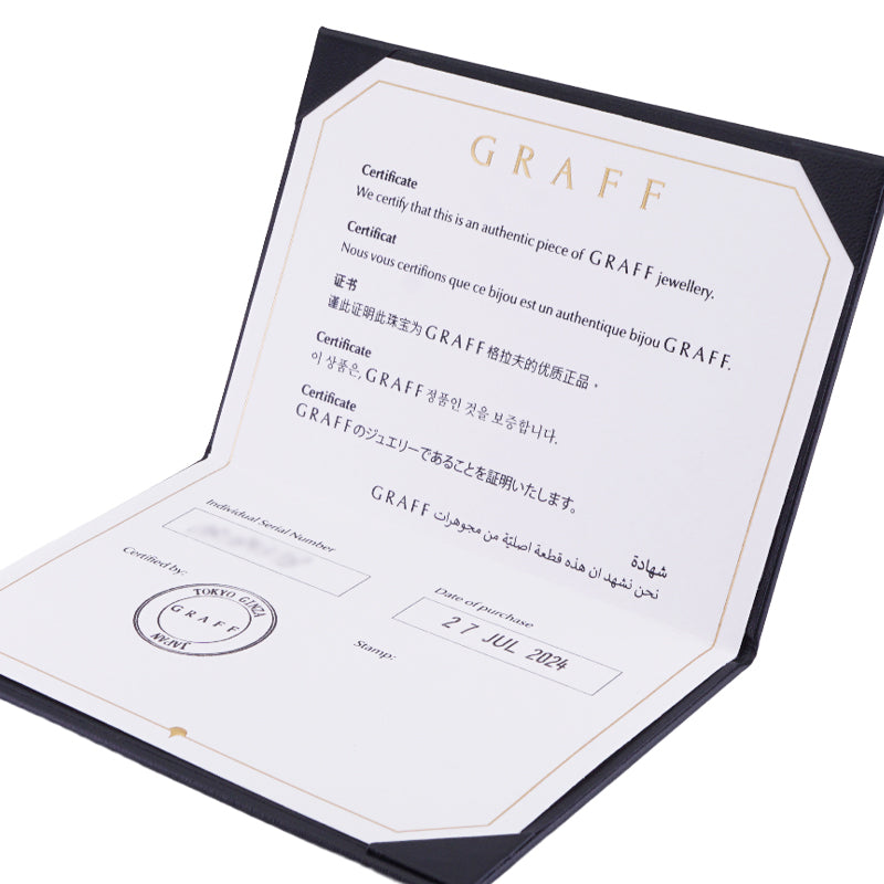 グラフ GRAFF スパイラル バンドリング パヴェダイヤモンド スパイラルバンド リング 指輪 750WG ホワイトゴールド 結婚指輪 ダイヤリング エタニティリング ペアリング K18 ホワイトゴールド