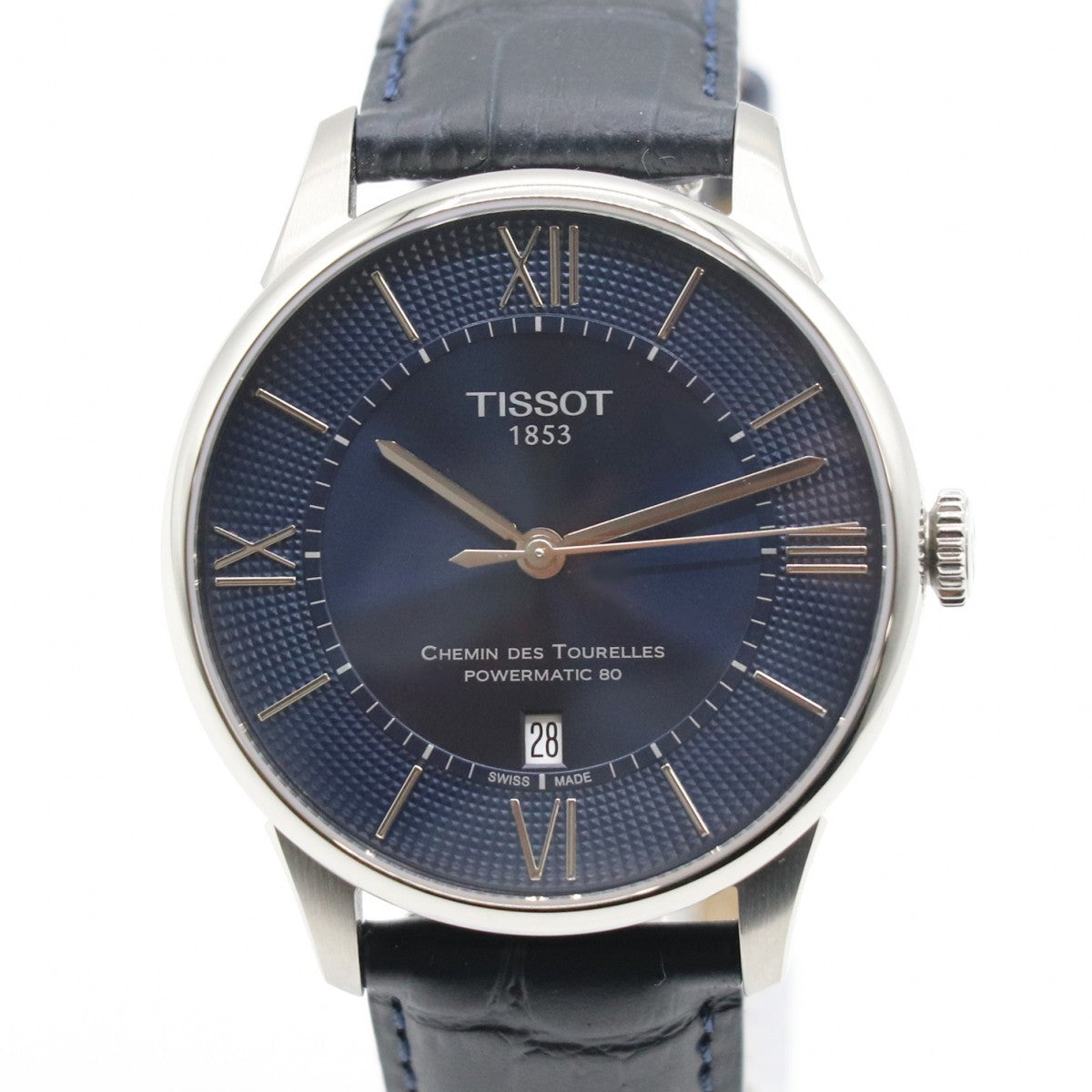 ティソ TISSOT シュマン・デ・トゥレル Chemin des Tourelles 時計 腕時計 クルー・ド・パリ装飾　アプライドバーインデックス