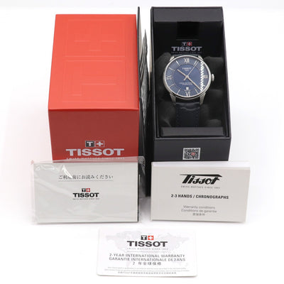 ティソ TISSOT シュマン・デ・トゥレル Chemin des Tourelles 時計 腕時計 クルー・ド・パリ装飾　アプライドバーインデックス