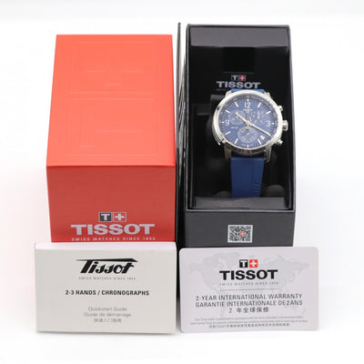 ティソ TISSOT T-スポーツ Ｔ－ＳＰＯＲＴＳ 時計 腕時計 PRC200　クロノグラフ　20気圧防水　ブルーラバーストラップ