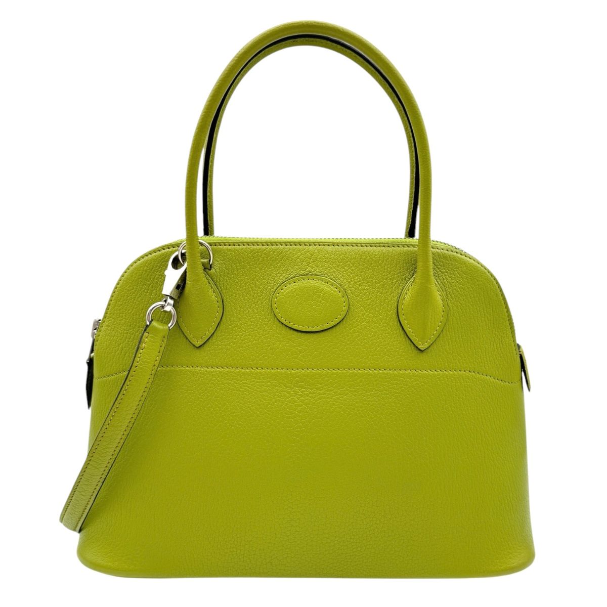 HERMES HERMES Bolide 27 Bolide 27 chevre mysore Bag, Tote bag, Shoulder bag, Chevy, Anise green, Green, Green, Silver hardware, Handbag