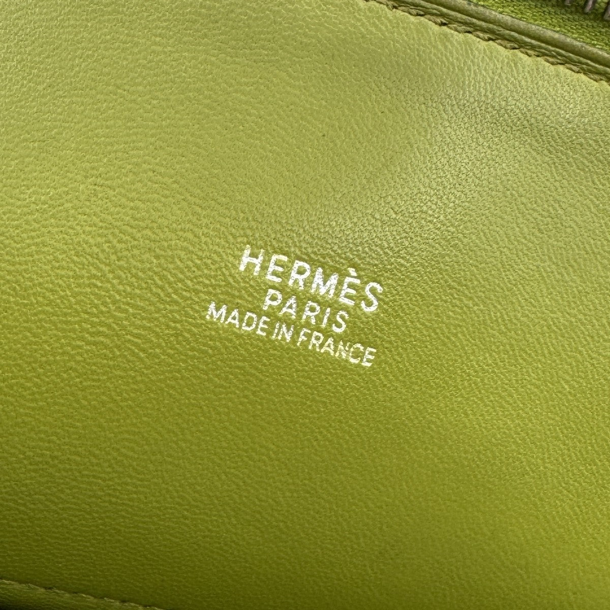 エルメス HERMES ボリード27 ボリード 27 シェブルミゾル バッグ トートバッグ ショルダーバッグ シェーブル アニスグリーン グリーン 緑 シルバー金具 ハンドバッグ