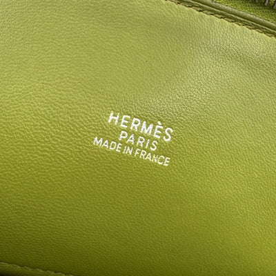 HERMES 헤르메스 Bolide 27 Bolide 27 chevre mysore 가방, 토트 백, 숄더백, 시보레, 아니스 그린, 녹색, 녹색, 실버 하드웨어, 핸드백