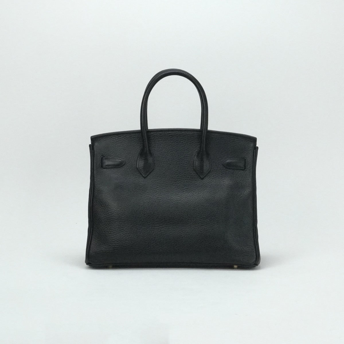 HERMES 爱马仕 Birkin 30 Birkin 30 包，手提袋，阿登，黑色，黑色，金色配件