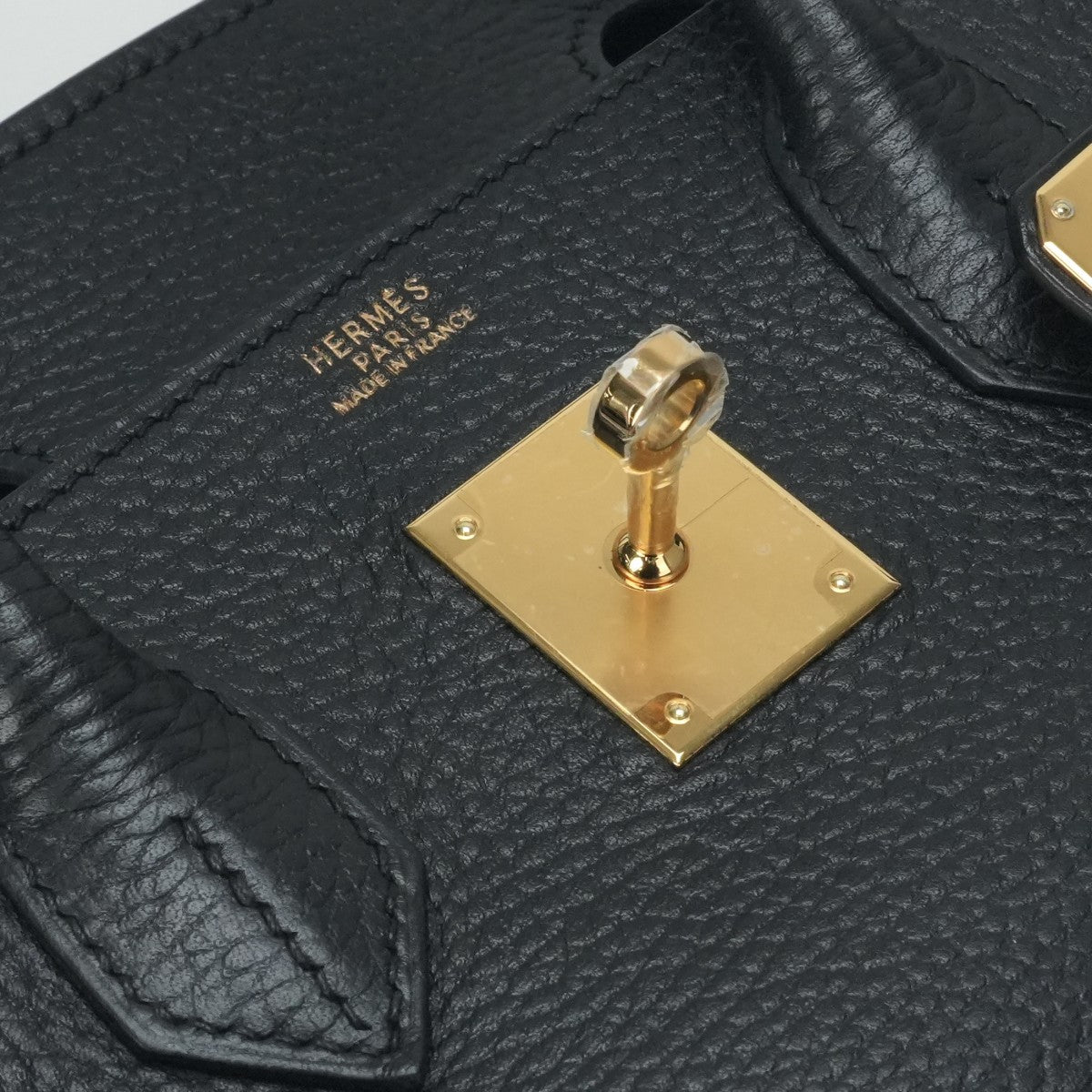 HERMES 爱马仕 Birkin 30 Birkin 30 包，手提袋，阿登，黑色，黑色，金色配件