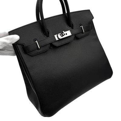 HERMES HERMES Haut ? courroies 28 Haut ? courroies 28 Bag Tote Bag Epson Noir Black Silver Hardware Vaugh Epson