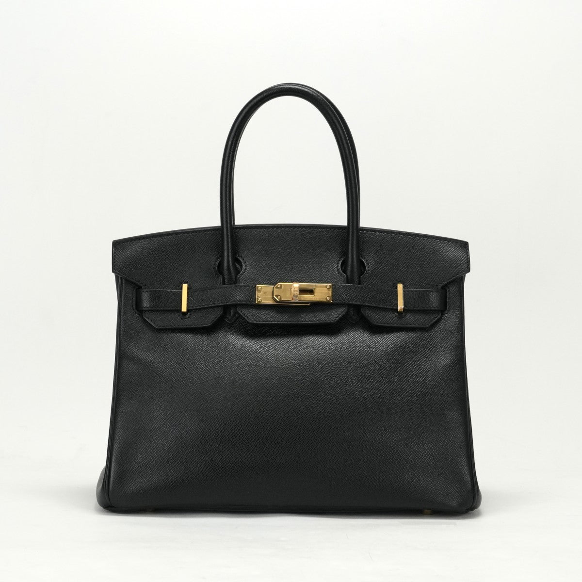 HERMES 爱马仕 Birkin 30 Birkin 30 袋子手提袋Epson黑色黑金硬件Vaugh Epson
